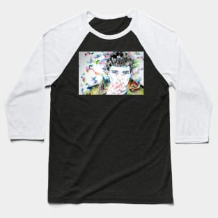 IAN CURTIS watercolor portrait .1 Baseball T-Shirt